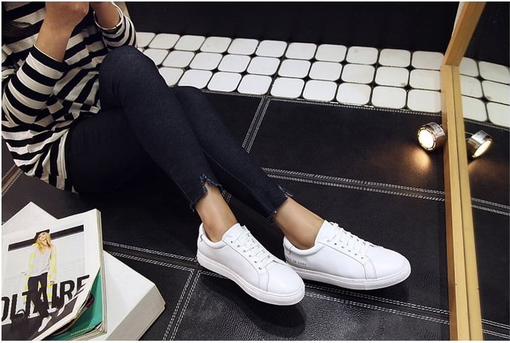 Chic and Comfy White Shoes On Taobao
